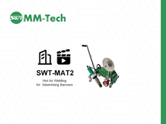 MM-Tech SWT-MAT2 Heißluftschweißgerät für Überlapp- und Schweißen von dicken Materialien