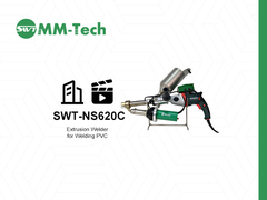 SWT-NS620C Pellet Extrusion Schweißpistole Operation deutscher METABO Motor·5-40mm Filmschweiß