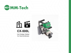 CX500L Geomembran-Schweißmaschine Baustellen-Demonstration