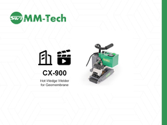 Temperaturregelung CX900 1400W Geomembran-Schweißmaschine für Fischteich