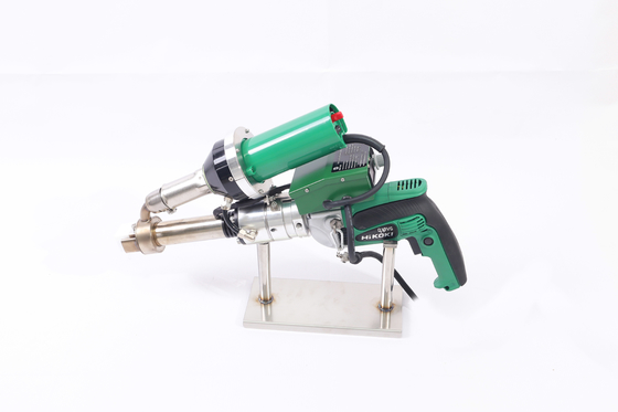 Verdrängungs-Schweißgerät der HDPE-Plastikheißluft-110v für Teich-Zwischenlage mit 4mm Rod