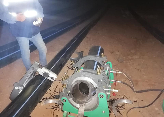 50mm - 160mm HDPE-Rohr-Kolben-Schmelzschweißen-Maschine lärmarm