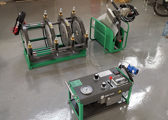 Hydraulische Pvdf-HDPE-Rohr-Kolben-Fusions-Maschine 90mm - 315mm Schweißen