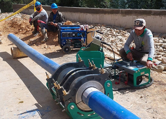 355mm Rohr-HDPE-Kolben-Schmelzschweißen-Maschine 6.25kw