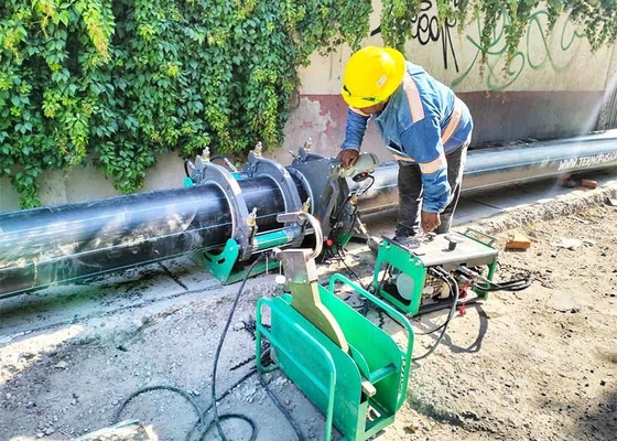 Schnell abnehmbare Struktur Hydraulische Schweißmaschinen für Geothermie-Wärmepumpen