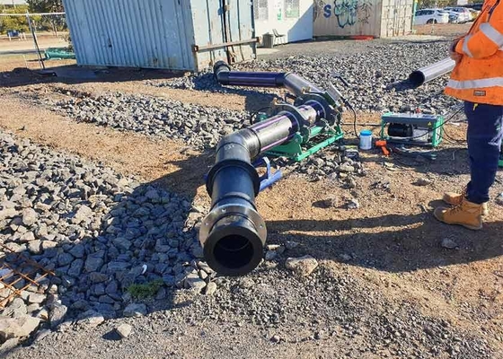 Robuste Fusionsschweißanlagen für hydraulische Rohre für HDPE-PVDF-Rohre in Gaschemieanlagen