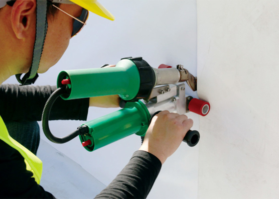 1700W Halbautomatisches Überlappschweißen SWT-TAC Dachschweißmaschine