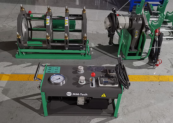 PET PVDF leiten hydraulische Kolben-Schmelzschweißen-Maschine, schweißende Ausrüstung 4.25KW