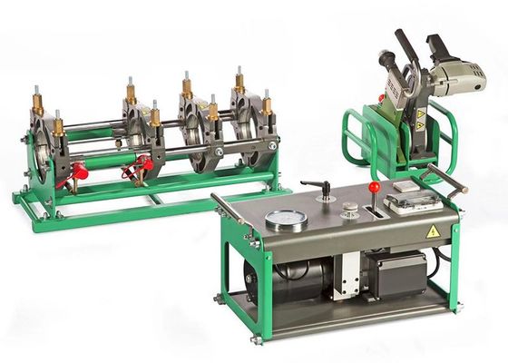 ISO-HDPE-Schmelzschweißen-Maschine, hydraulische Kolben-Fusions-Maschine für 50mm 160mm