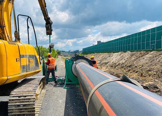 Bau-Arbeitsstellen-hydraulische Kolben-Schmelzschweißen-Maschine für HDPE-Rohr