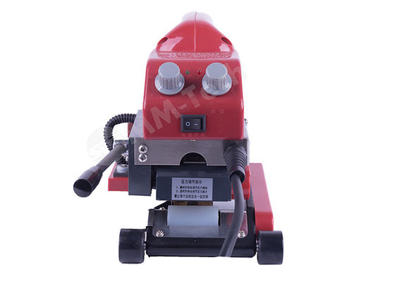 SWT-NS800 Heisswebe Geomembran Schweißmaschine für 0,2-1,5 mm PP PE PVC in roter Farbe