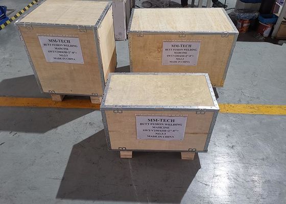 2" 8" hydraulische Schmelzschweißen-Maschine für HDPE-Rohr CER bescheinigten
