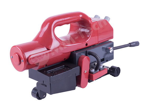 SWT-NS800 Heisswebe Geomembran Schweißmaschine für 0,2-1,5 mm PP PE PVC in roter Farbe