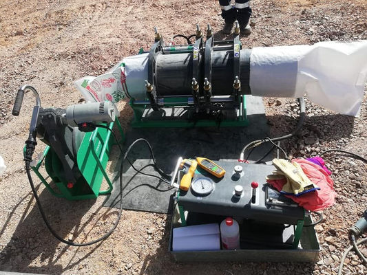 355mm Wasserversorgungs-Rohr-heißes gemeinsames HDPE-Kolben-Schweißgerät
