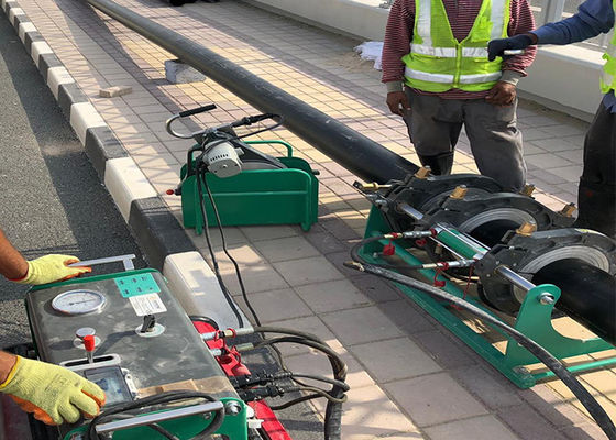 Polyäthylen-HDPE-Fittings-Gas-Rohr-manuelle Kolben-Schmelzschweißen-Maschine