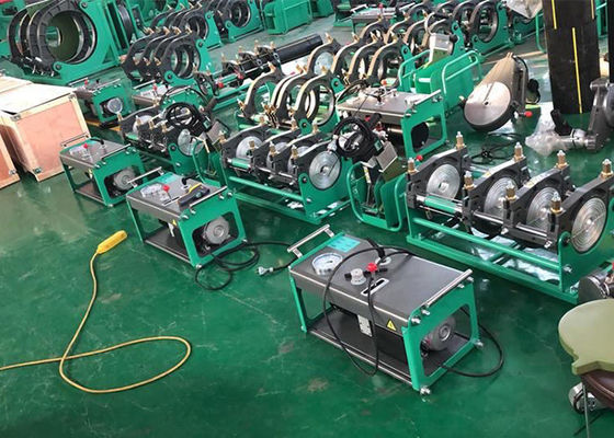 Kundenspezifischer 200mm Kolben-Fusions-Schweißer der Aluminiumlegierungs-Profil-2.3kw