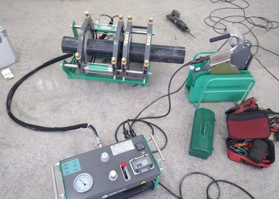 PET-Rohr-Feld-heißer gemeinsamer Flansch-Kolben-Fusions-Schweißer 2.3kw