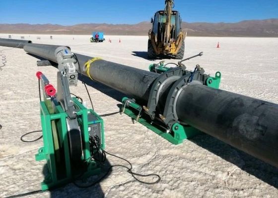 Feld heißes gemeinsames Thermofusions-Schweißgerät für HDPE-PET-Rohr-Gas-Wasser-System