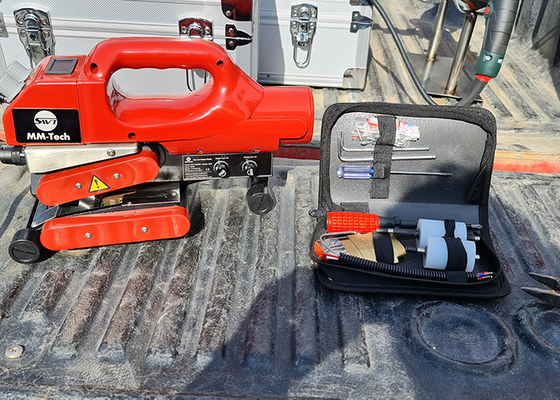 HDPE GEO 0,2-1,5MM SWT-NS800D Geomembran-Schweißmaschine für Fischzuchtprojekte