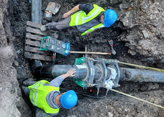 50-160mm hydraulische Kolben-Schmelzschweißen-Maschine für HDPE-Rohr