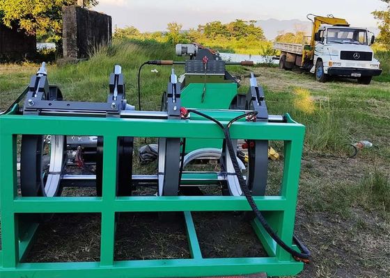 2.2Kw Pumpenleistung ISO12176 Standard DVS2207 HDPE-Rohr-Schweißgerät für die landwirtschaftliche Bewässerung