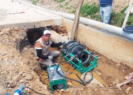 Schnell abnehmbare Struktur Hydraulische Schweißmaschinen für Geothermie-Wärmepumpen